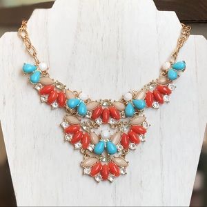 Lee Angel "Navette" Bib Statement Necklace